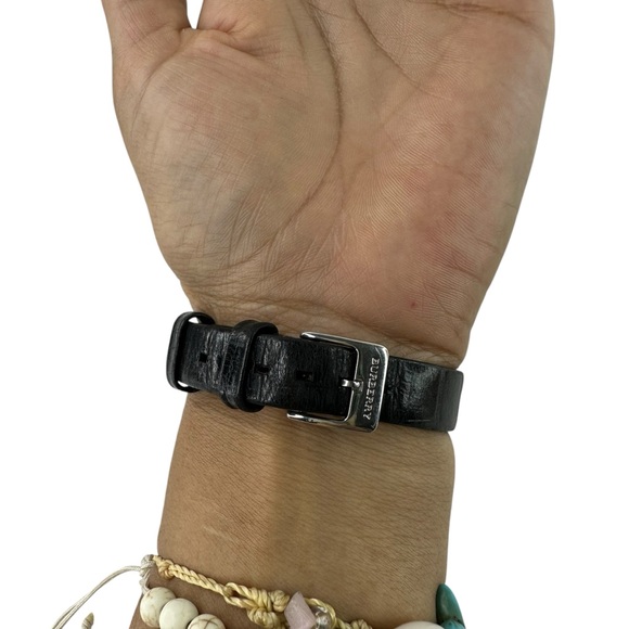 Burberry 14000 L Wristwatch Swiss Made Rectangular Stainless Steel Battery Black - Picture 6 of 17